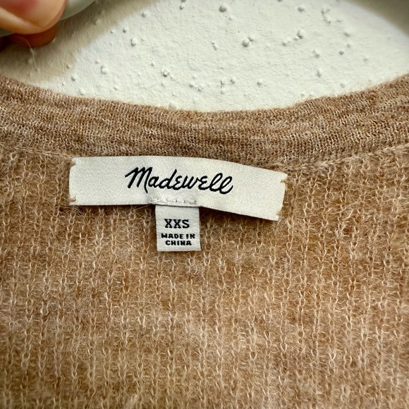 Madewell Alpaca-Blend Deep V-Neck Sweater - Picture 3 of 3